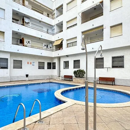 Appartamento Con Terraza,piscina,playa Y Aire Acondicionado